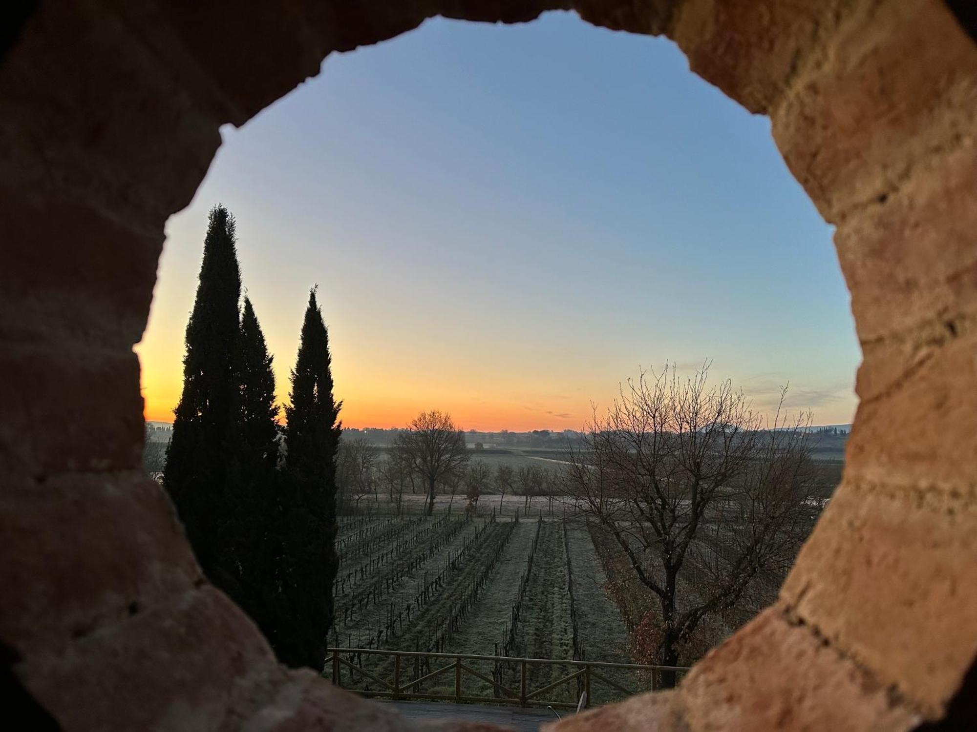 Fornace Del Conte Lägenhet Abbadia di Montepulciano Exteriör bild